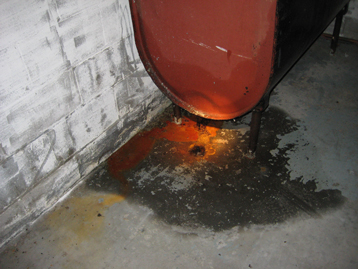 Heating oil leak | Furnace Oil Leak